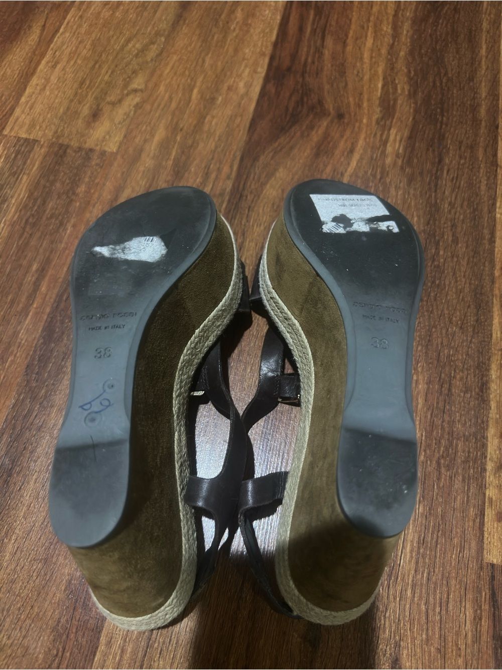 SERGIO ROSSI WEDGES SIZE 38 - Picture 7 of 9